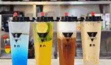 饮品店情侣吃瓜,情侣饮品店浪漫邂逅