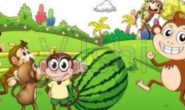 猴子吃瓜童谣,趣味盎然的童年记忆